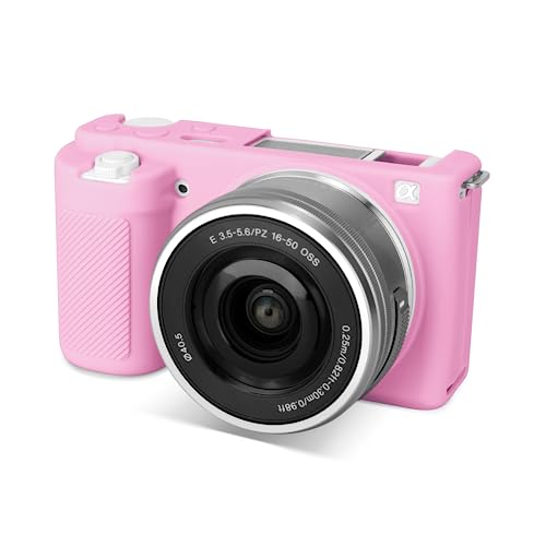 Funda de silicona para Sony ZV-E10 color rosa miniatura 1