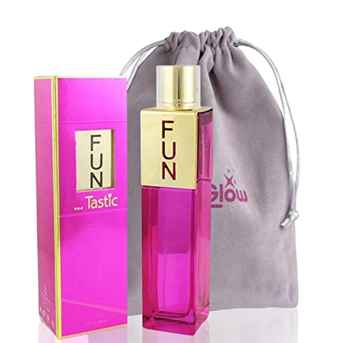 Novoglow Funtastic Perfume For Women, 2.7 Oz, Sexy, Exotic, Flirty, Fun, Clean Fragrance With A Suede Pouch Included #TOP12