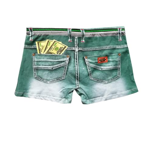 Evankin Men's Fake Jean Boxer Briefs Funny Novelty Underwear Cotton Cowboy Printed Boxers Sexy Lingerie2