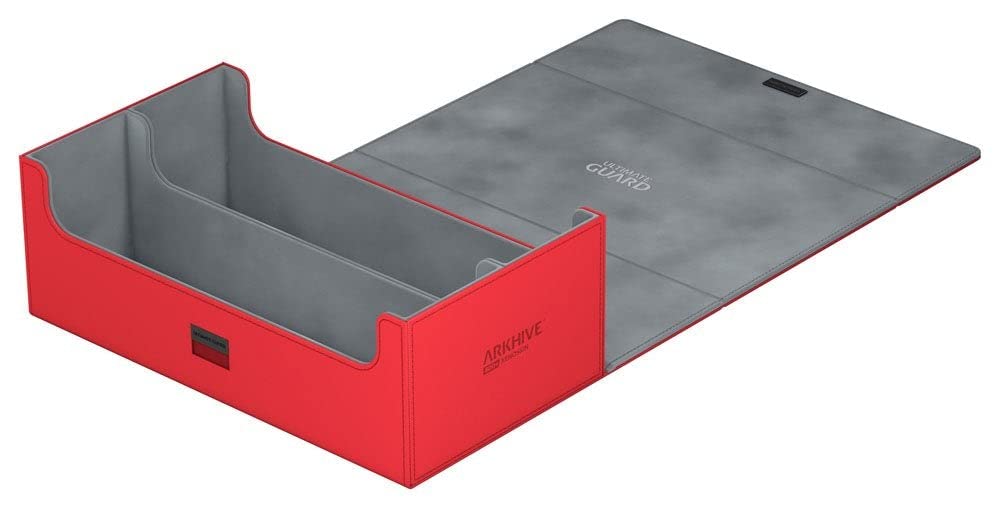 Ultimate Guard- Deck Box, Foglie, Colore Rosso, 800+, UGD011140