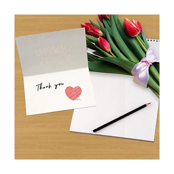Tarjetas de agradecimiento de superhéroe con 36 notas de agradecimiento con sobres para bodas, tarjetas de regalo de… - Imagen 7