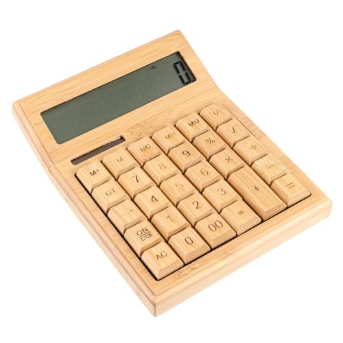 SEWACC 29-Key Solar Calculator with Tilt Angle, Portable Electronic Calculator for Office Use, Eco-Friendly Solar-Powered Desktop Gadget
