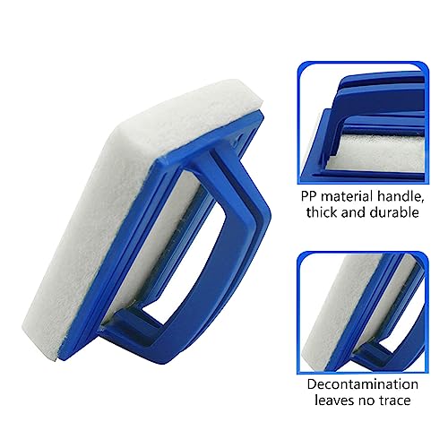 Escova de parede de piscina, 2 peças, escova de esfregar piscina, escova de limpeza macia para banhe