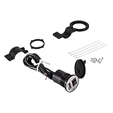 ??Multifunktion ----- 5-V-USB-Ladestation für Mobiltelefon- und GPS-Verbindung. Mit dieser USB-Steckdose k?nnen Sie Ihr Mobilger?t w?hrend der Fahrt aufladen kompatibel für usb halter 12v motorrad verschraubrn