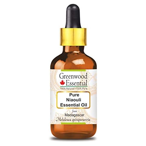 Greenwood Essential Pure Niaouli Essential Oil (Melaleuca quinquenervia) with Glass Dropper 100% Natural Therapeutic Grade Steam Distilled 30ml (1.01 oz) Cover