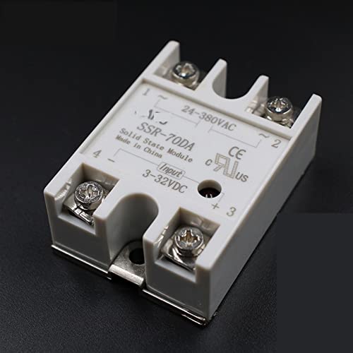 Relé de estado sólido SSR 70A monofásico compatible con controlador PID