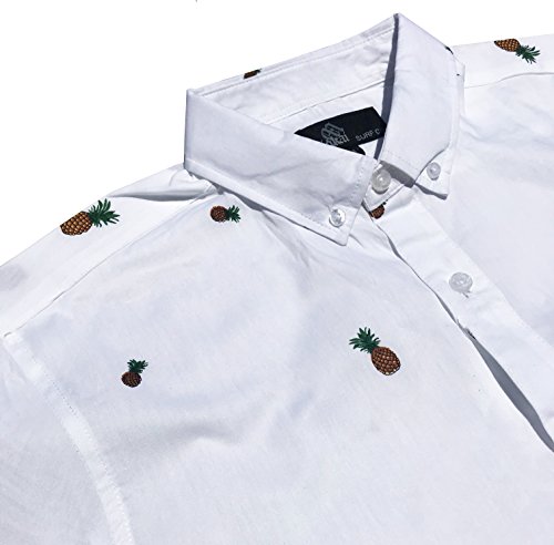 Image of Molokai Surf Button Down Slim Fit Hawaiian Short Sleeve Shirts