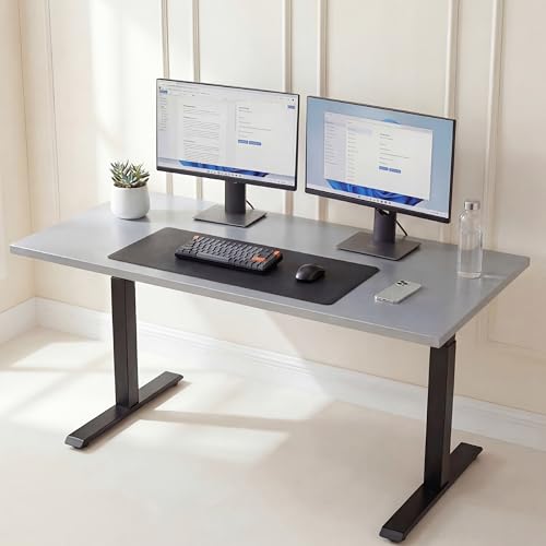 Image of Table Top for Office, Study & Standing Desk - 25mm Pre-Laminated Engineered Wood, Matte Scratch & Spill Resistant, Load up to 120 kg, Suitable Frames - 48x30 inch,Gothic Grey