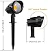 MEIKEE 2PCS Foco Proyector Exterior 7W LED Lámpara de Césped con Espica...