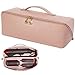 Linpr Reise-Aufbewahrungstasche für Dyson Airwrap Styler/Shark Flexstyle, Tragbare Reisen Lagerung Tasche, Organizer-Tasche mit Großer Öffnung, wasserdichte Tragetasche für Haartrockner (Rosa)