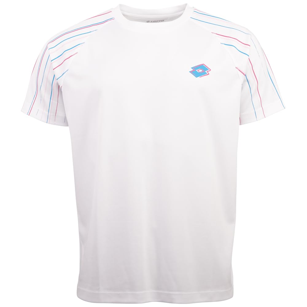 LOTTO 1724013 Men's T-Shirt, Regular Fit, Bright White, XXL