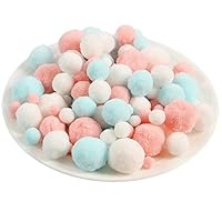 500 Pompon Mini In Cotone 8mm - Rosa Coreano Per Decorazioni Fai Da Te E Craft - Foto 9