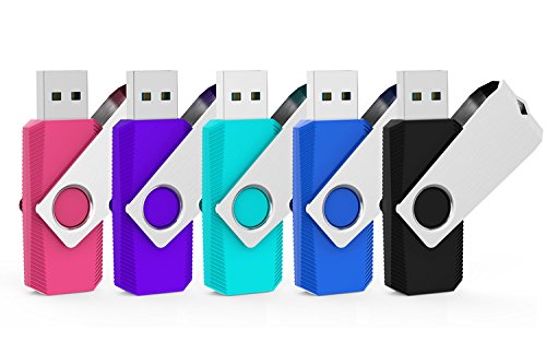 Pack verkaufen USB Flash Drive 1-32 GB USB 2.0 Flash Drive Memory Stick mehrfarbig 16GBx5 Cover