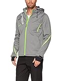 Material: 100% Polyester Erima Herren Softshelljacke Function, grau melange, L