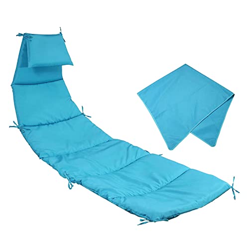 Chaise Fabric Replacement Cushion and Umbrella - Upgrade Your Hanging Hammock Chair, Lounge Chair, and Chaise with Resilient and Stylish Accessories Enhance Your Outdoor Experience