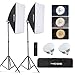 YICOE Softbox Lighting Kit Photography Photo Studio Equipment Continuous Lighting System with 5700K Energy Saving Light Bulb for Portraits Fashion Advertising Photo Shooting YouTube Video