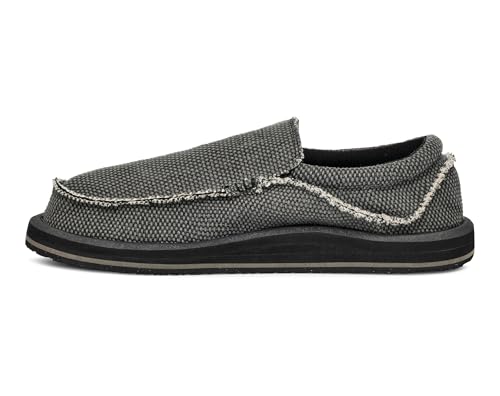 Image of Sanuk Mens Chiba Loafers for Men | Mens Shoes | Slip On Shoes for Men | Men's Slip-on Loafers | Comfort Foam Footbed