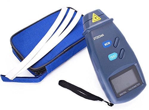 Digital Tachometer Handheld Photo Laser Tachometer Non Contact Digital Tach Meter RPM Meter