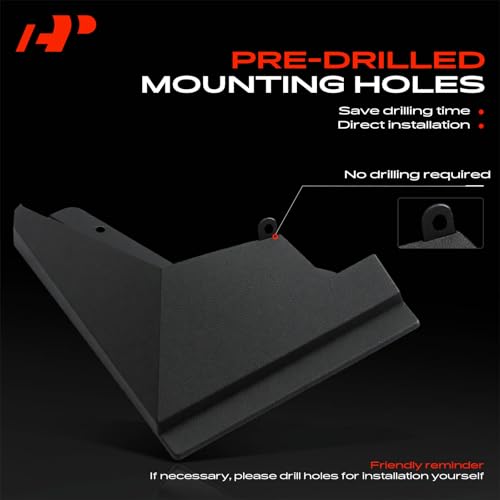 Image of A-Premium Mud Flaps Compatible with Tesla Cybertruck 2024, 4 Pack No Drilling Required Mud Guards