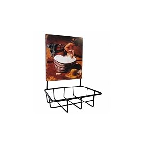 L'Héritier Du Temps Schwarze Seifenschale Wandkorb