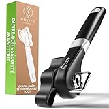 Oliver's Kitchen ® Ouvre Boite de Conserve   Ouvrez les Boîtes de Conserve Facilement   Sécurité avant tout en Laissant un Bord Lisse   Poignée Confortable