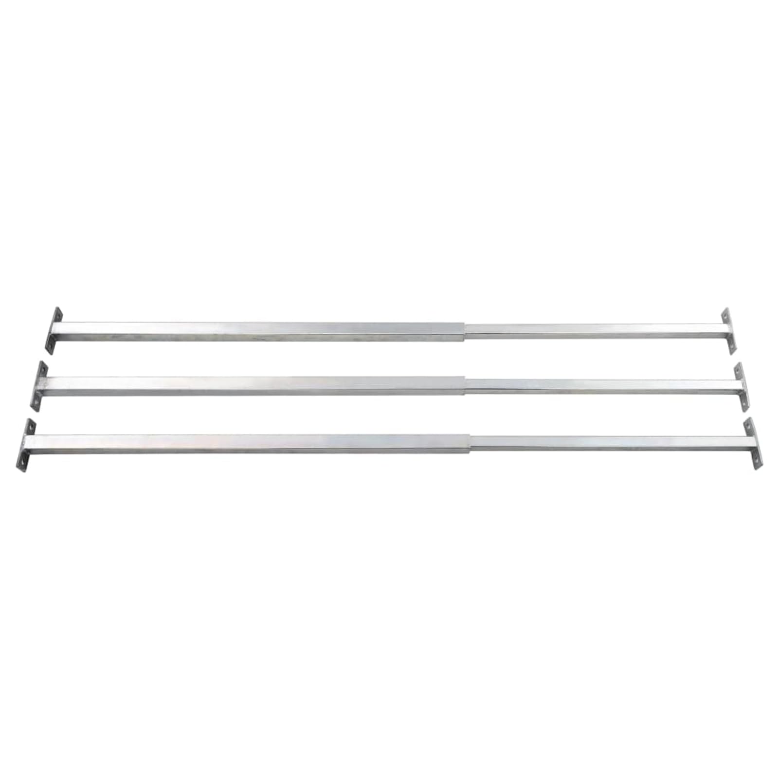 Barras de Seguridad Ajustables para Ventanas 3 uds 710-1200 mm Ajustable 710-1200 mm