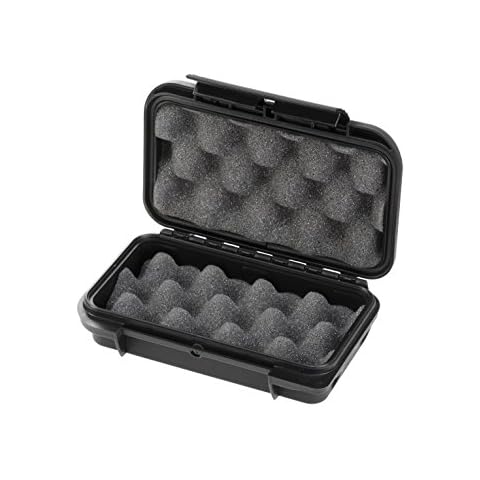 Waterproof IP67 Mini Hard Plastic Protective Grip Carry TOUGH Phone Case + Foam - Shockproof Airtight Outdoor Survival Scuba Diving Snorkelling Storage Container (1) Cover