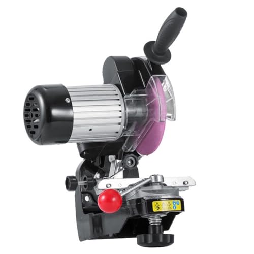 Rectificadora automática de cadena de sierra, amoladora eléctrica de cadena multiángulo con ruedas abrasivas para un afilado eficiente, herramienta de mantenimiento de motosierra