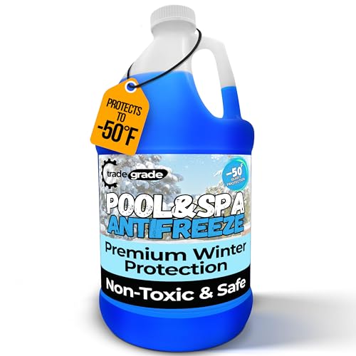 TradeGrade Spa and Pool Antifreeze for Winterizing Inground & Above Ground | 1 Gallon | 50F Freezing Point Protection