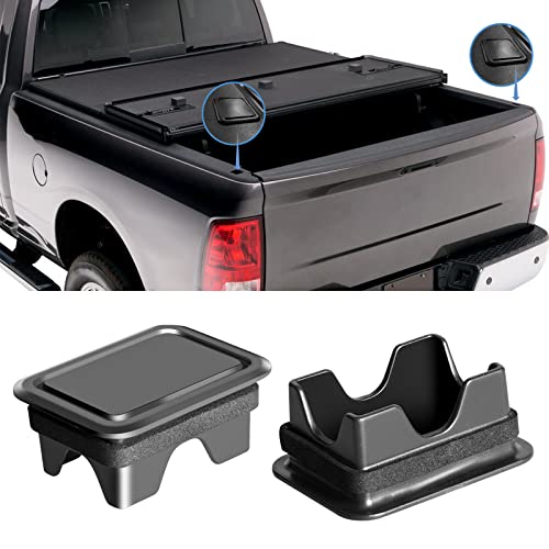 Poseng Stake Pocket Cover,Rear Truck Bed Rail Stake Odd Shaped Hole Plugs Compatible With Dodge Ram 1500 2019-2023 #TOP5