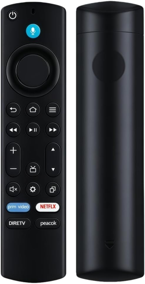 Voice Replacement Remote Control Compatible with Insignia NS-43F301NA25 NS-50F301NA24 NS-55F301NA25 NS-58F301NA25 NS-65F301NA23 NS-70F301NA23 NS-75F301NA22 LED 4K UHD Smart TV
