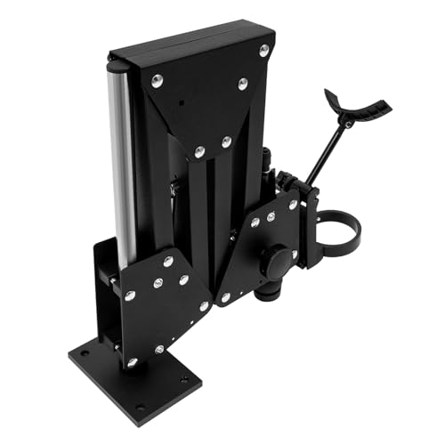 Jewelry Microscope Stand, Multi-Directional Micro Jewelry Inlaid Stand with Lens Bracket, Portable 360° Rotation Foldable Jewelers Microscope Spring Bracket for Jewelry Inlay