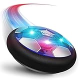 BROADREAM Kids Toys Christmas Stocking Stuffers Hover Soccer Ball, Rechargeable Air Soccer with Colorful LED Light Indoor Fun Toys Birthday Gifts for Boys Girl Toddlers Age 3 4 5 6 7 8 9 10 Years Old