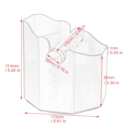 Boîte à café expresso DIBTSA grande taille pour éviter les dérapages de marc