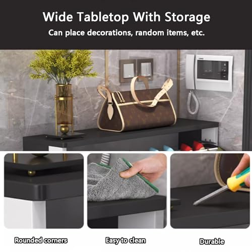 Armoire chaussure fine à triple compartiment compact pour optimisation d'espace