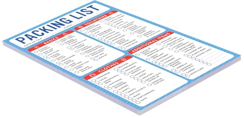 Packing List Notepad 60 Sheets