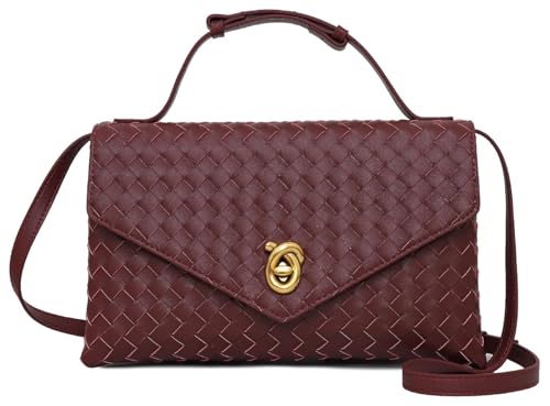 Image of Woven Bags for Women Clutch Bag Cross Body Bag Trendy Totes Hobo Purse Summer Shoulder Bag Handbag for Work Party
