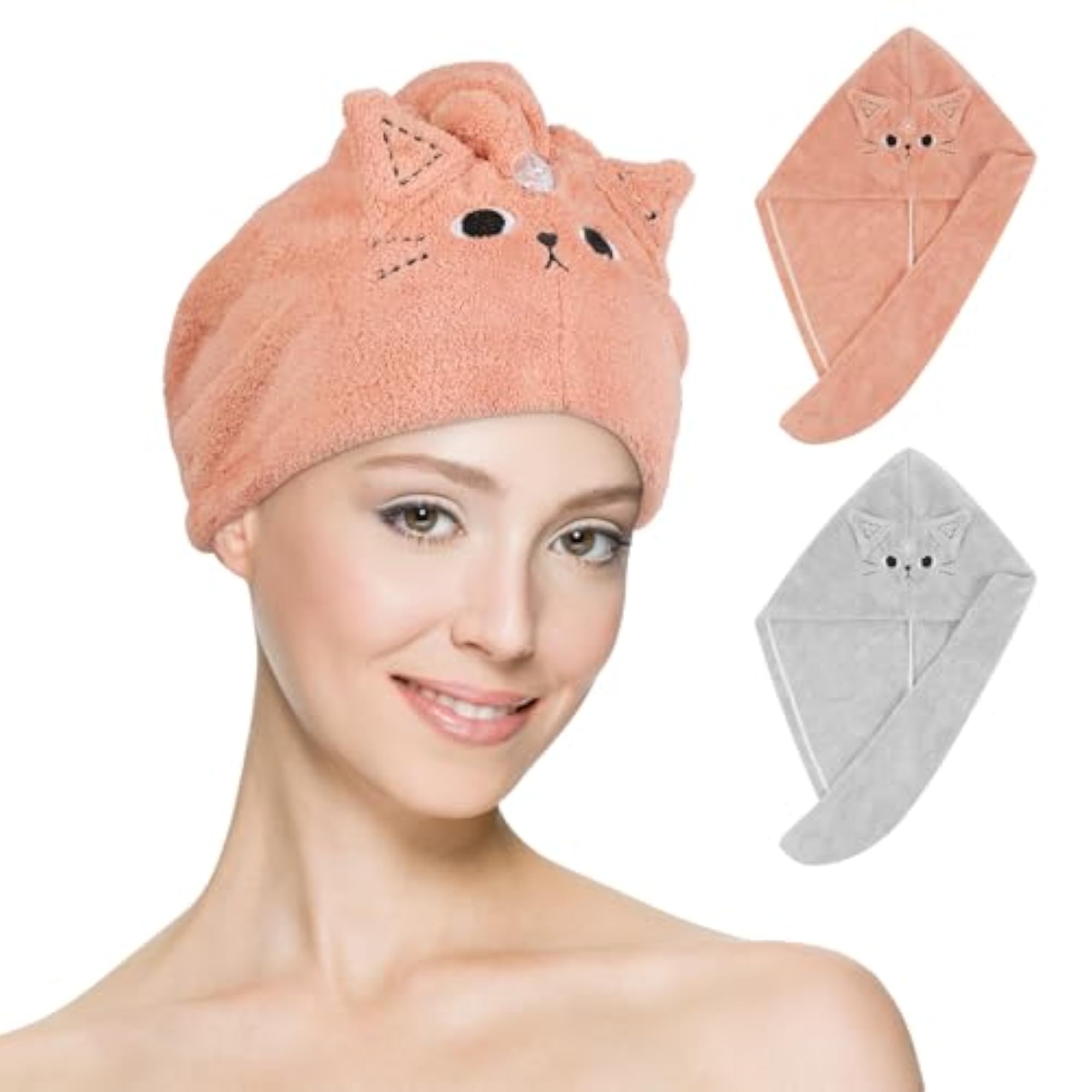 Super Absorbent Microfiber Hair Towel for Women