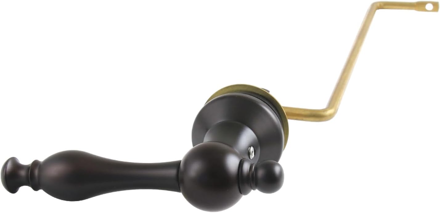 Kingston Brass KTNLS7 Naples Side Mount Toilet Tank Lever, Brushed Brass