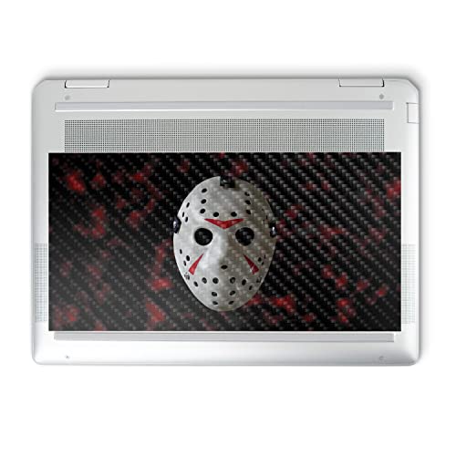 Image of MightySkins Carbon Fiber Skin Compatible with HP Spectre x360 14 inch (2022) Full Wrap Kit - 13th Nightmare | Protective Durable Textured Carbon Fiber Finish | Easy to Apply | Made in The USA