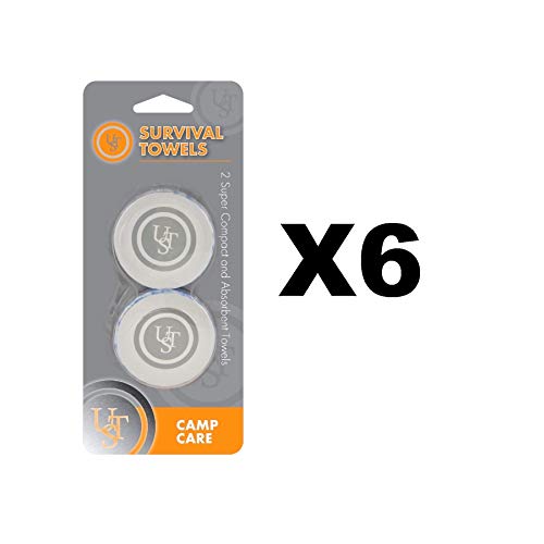 Ultimate Survival Technologies Survival Handtücher Blau Expansion Discs (6er Pack von 2) Cover