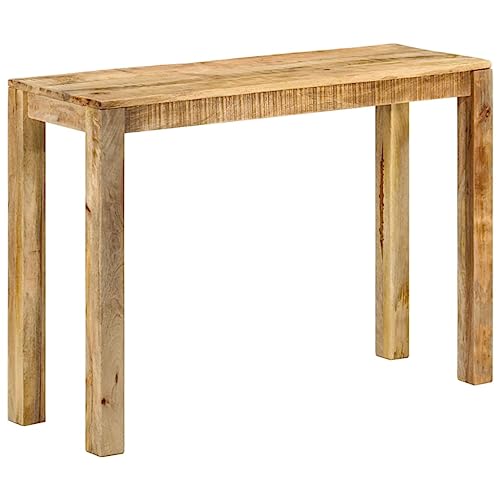 Table console 110x35x76 cm Bois de manguier brut