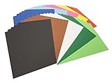 Maße: DIN A4 folia 614/50 09 - Fotokarton Mix DIN A4, 300 g/qm, 50 Blatt, sortiert in 10 verschiedenen Farben - zum Basteln und kreativen Gestalten von Karten, Fensterbildern und für Scrapbooking