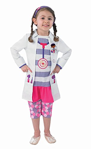 Rubies - Disfraz de Doctora infantil, 3-4 años (889549-S)