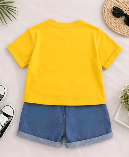 Image of Googo Gaaga Boys Printed Clothing Set | Tshirt Combo Set - Includes a stylish T-shirt and matching shorts for a complete everyday outfit.