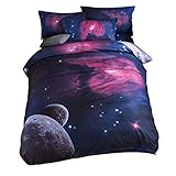★Tamaño incluidos: Cama 90cm - 1 * Funda de edredón: 150cm x 220cm, 1 * Funda de almohada: 50cm x 75cm; Cama 105cm - 1 * Funda de edredón: 180 cm x 220 cm, 2 * Funda de almohada: 50 cm x 75 cm;Cama 135/150cm - 1 * Funda de edredón: 220 cm x 240 cm, 2 * Funda de almohada: 50 cm x 75 cm . sin relleno.