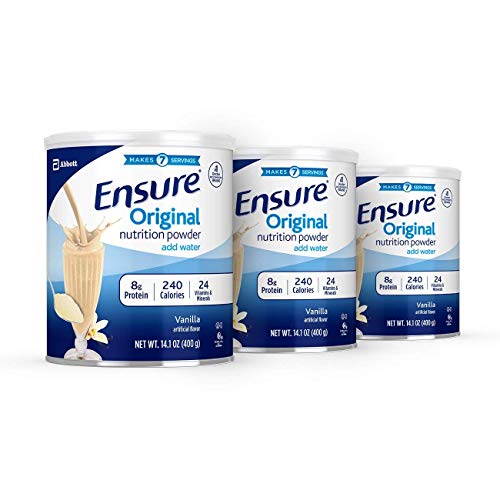 Ensure Original Nutrition Powder with 9 grams of protein, Meal Replacement, Vanilla, 14