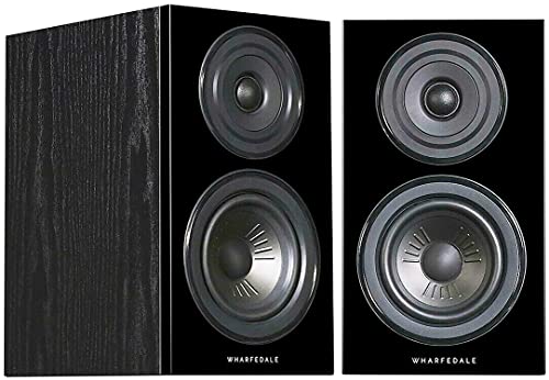 Enceintes bibliothèque Wharfedale Diamond 12.1 Noir Vendues à la Paire - Les Beatles, Paul McCartney, John Lennon, RIngo Starr, George Harrison Enceintes bibliothèque Wharfedale Diamond 12.1 Noir Vendues à la Paire – Image 4