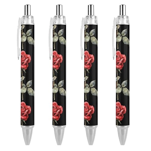 Bolígrafos de acuarela de punta fina 0,5 mm: trazos precisos con un elegante diseño de rosas