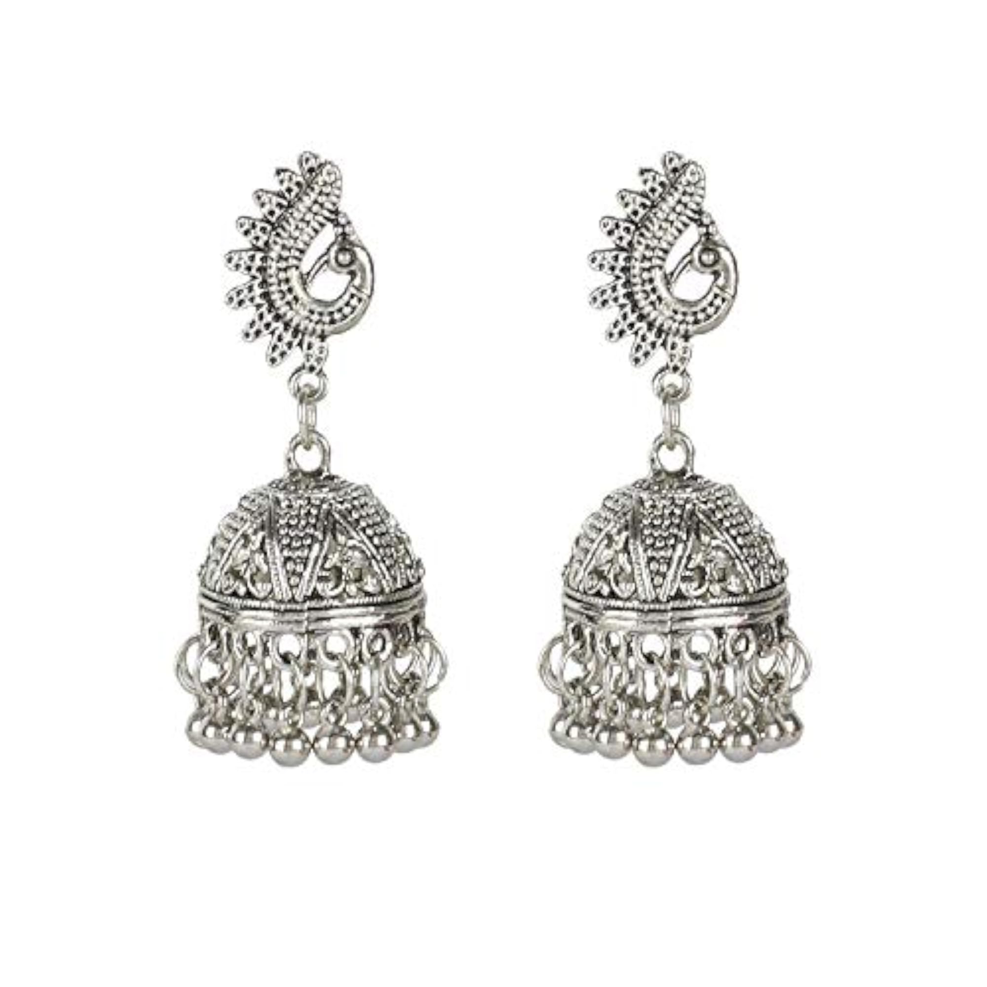 Oxidised Silver Antique Necklace Set (rrsd12011s)
